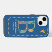 B モノグラム iPhone カー iPhoneケース (裏面横)