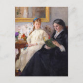B.モリソトの画家の母と妹 シーズンポストカード (正面)