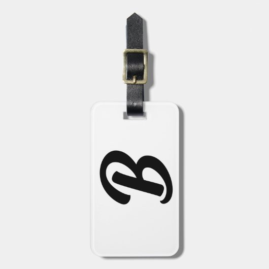 B ラゲッジタグ (正面縦)