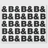 B& ラッピングペーパー (フラット)