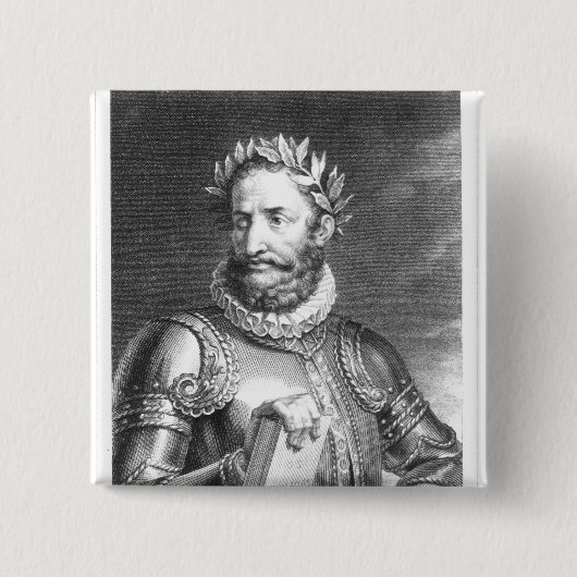 B.ロジャー著刻まれるLuiz Vaz de Camoes 缶バッジ (正面)