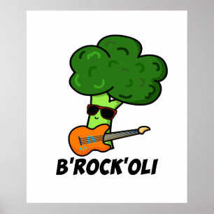 B – ロック – オリキュートロッカーブロッコリーパン ポスター