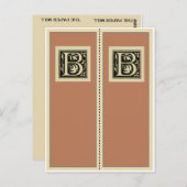 B-ヴィンテージブックマーク ポストカード (正面/裏面)