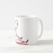 B.地面に座るマグカップ コーヒーマグカップ (正面右)