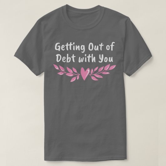 B.夫と夫とのおもしろい借金の返済 Tシャツ (デザイン正面)