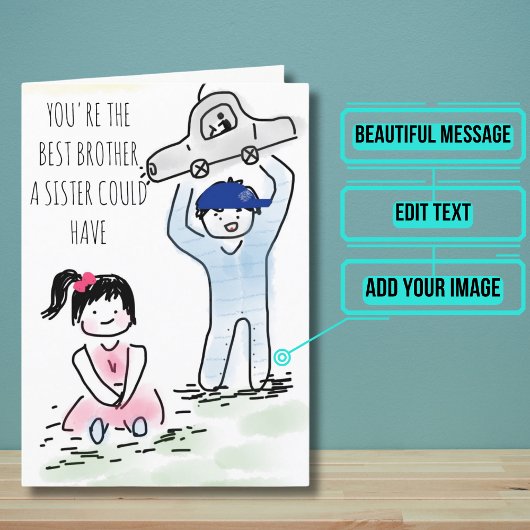 B.姉妹の弟の名刺 カード