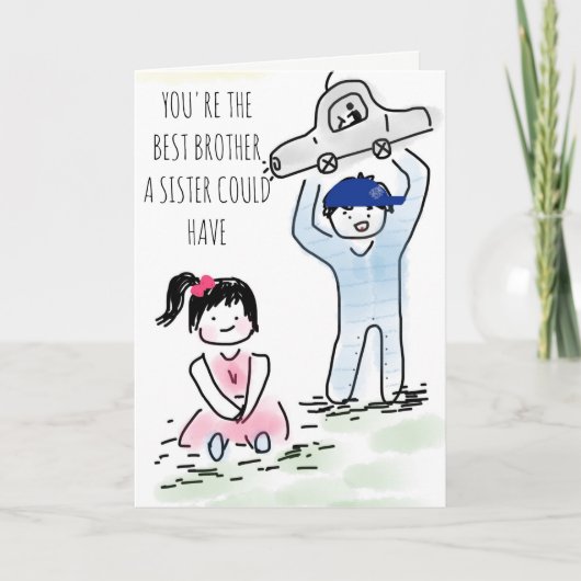 B.姉妹の弟の名刺 カード (正面)