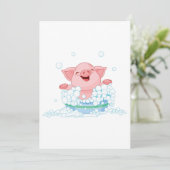 B.子豚が風呂に入る招待状 招待状 (スタンド正面)