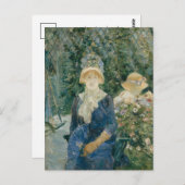 B.庭に出る女 | ベルザモリソト ポストカード (正面/裏面)