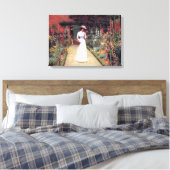 B.庭に出る婦人 キャンバスプリント (インサイチュ (寝室))