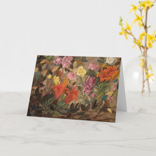 B.庭の花 | タデウスマコフスキー カード (黄色い花)