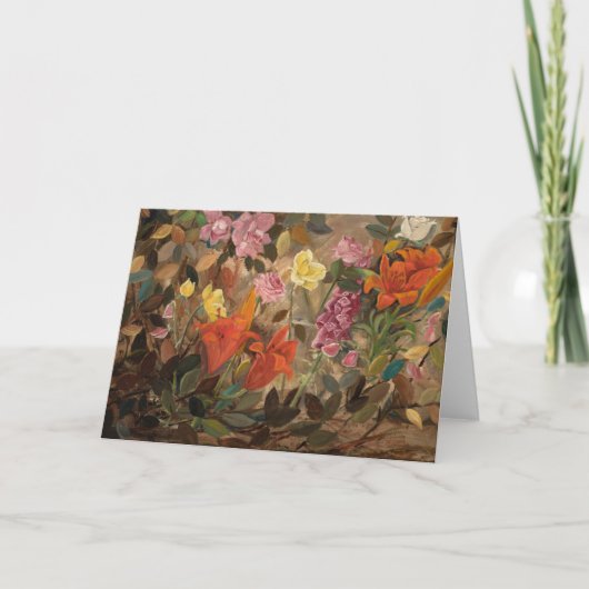 B.庭の花 | タデウスマコフスキー カード (正面)