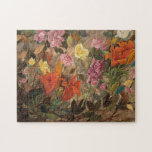 B.庭の花 | タデウスマコフスキー ジグソーパズル<br><div class="desc">Flowers in a Garden (1920) by Tadeusz Makowski (ポーランド語、1882-1932)は鮮やかモダン、咲く庭の解釈で、様式化された自然型枠と色を混ぜ合わせていはっきりしたる。この賑やかな風景の中で、マコフスキーはキュビズムやフォークアートの影響を受けたモダニズムのスタイルを反映したリズミカルな構造と装飾的な抽象性を持ったシーンを展開しよくはしゃぐパターン(の模様が)ある、花は風景に織り込まれた形で見え、自然とデザインの調和を調和させる。この作品は、色の喜びと世界のアーティストの詩的な視ユニーク想を取り入れている。デザインツールを使用してイメージのカスタム文字を追加したり、イメージをカスタマイズする。</div>