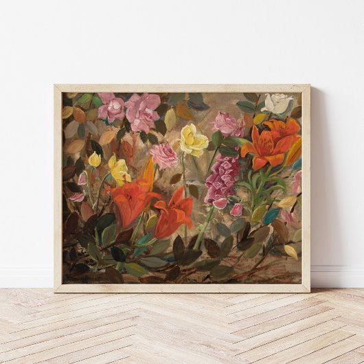 B.庭の花 | タデウスマコフスキー ポスター