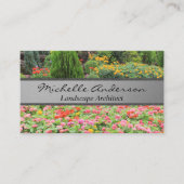 B.庭の花 名刺 (正面)