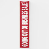 B.廃業 横断幕 (縦)