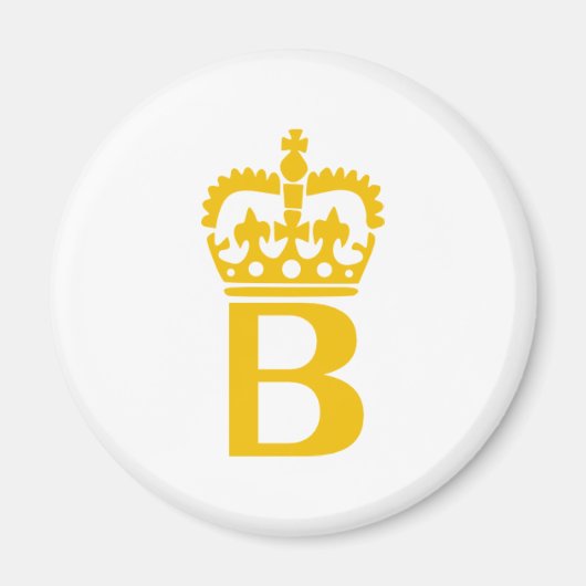 B – 文字 – 名前 マグネット (正面)