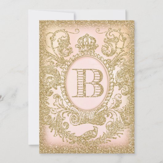 『B』昔のプリンセス桃 招待状 (正面)