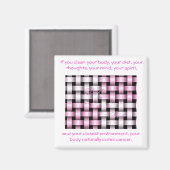 b...永遠…認識…乳がん マグネット (正面/裏面)