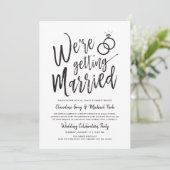 B.結婚する |結婚のAfterパーティーの招待 招待状 (スタンド正面)