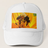 B.花に乗る キャップ (正面)