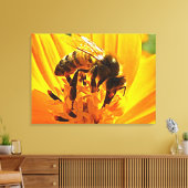 B.花に乗る キャンバスプリント (インサイチュ (リビング))