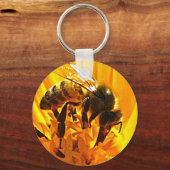 B.花に乗る キーホルダー (正面)