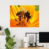 B.花に乗る ポスター (ホームオフィス)