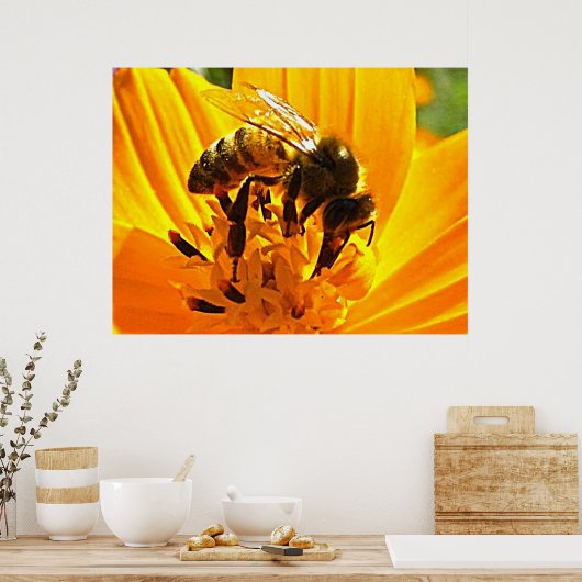 B.花に乗る ポスター (キッチン)