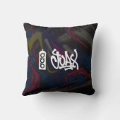 B -落書きの枕 クッション (裏面)