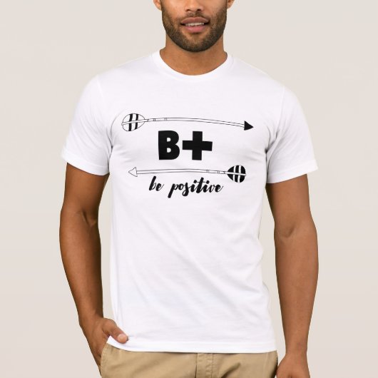 B+ 薄い色のArcherのためのティー Tシャツ (正面)