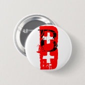 B+血液型ボタン 缶バッジ (正面&裏面)