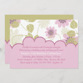 B.誕生日パーティーの招待状を調べる 招待状 (正面/裏面)