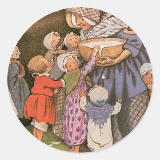 B.靴の中の老婦人 ラウンドシール (正面)