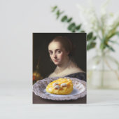 B.食べ物絵を描を見ている人 ポストカード (スタンド正面)