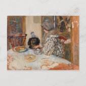 B.食卓で犬と女 | Paul Bonnard | ポストカード (正面)