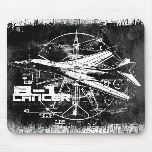 B-1ランサーマウスパッド マウスパッド (正面)