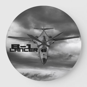 B-1ランサーラウンド(大)壁時計 ラージ壁時計