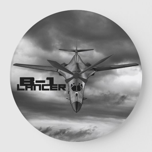 B-1ランサーラウンド(大)壁時計 ラージ壁時計 (正面)