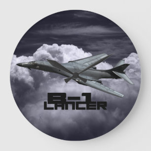 B-1ランサー丸型(大)壁掛け ラージ壁時計