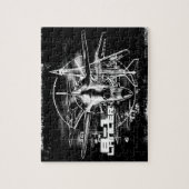 B-1ランサー8x10写真パズルとギフトボックス ジグソーパズル (縦)