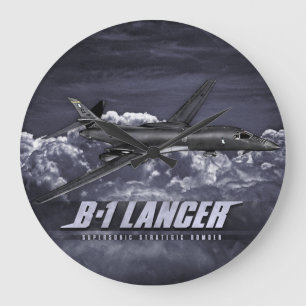 B-1ランサー ラージ壁時計