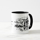 B-1槍騎兵11のozの信号器のマグ マグカップ (正面右)