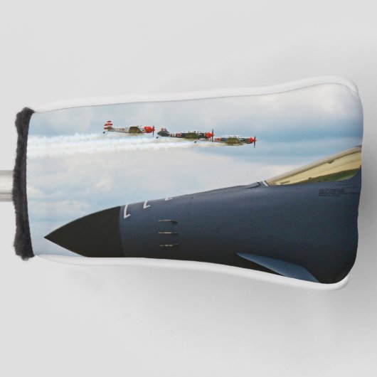 B-1爆撃機・第二次世界大戦の戦闘機 ゴルフヘッドカバー (正面)