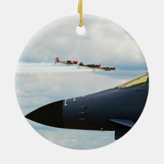 B-1爆撃機・第二次世界大戦の戦闘機 セラミックオーナメント (裏面)