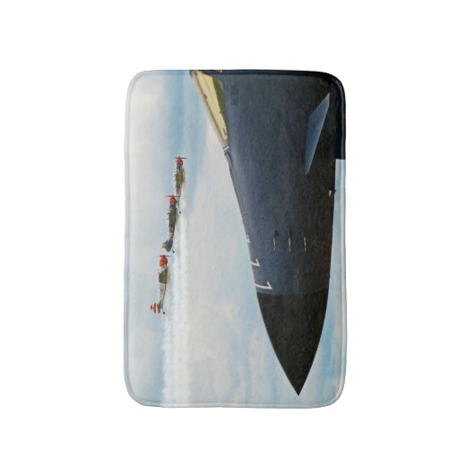 B-1爆撃機・第二次世界大戦の戦闘機 バスマット (正面縦)