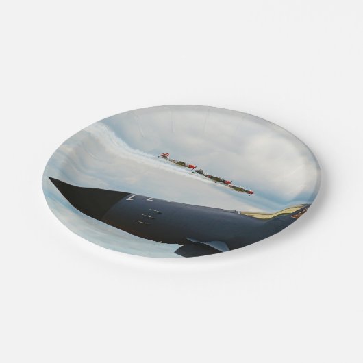 B-1爆撃機・第二次世界大戦の戦闘機 ペーパープレート (アングル)