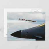 B-1爆撃機・第二次世界大戦の戦闘機 ポストカード (正面/裏面)
