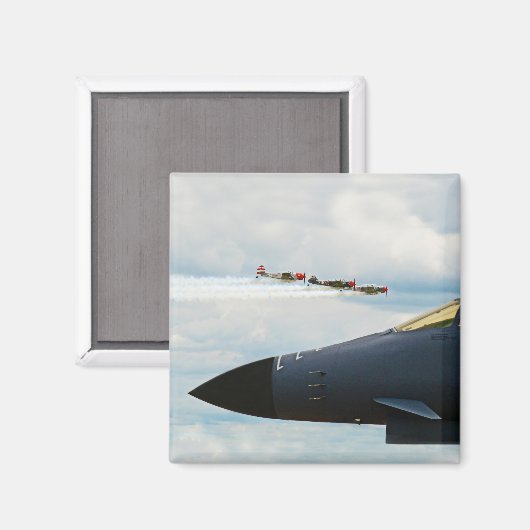 B-1爆撃機・第二次世界大戦の戦闘機 マグネット (正面/裏面)