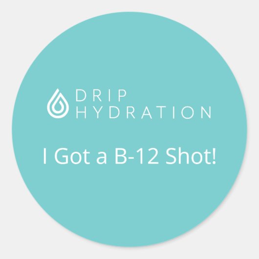 B-12ショットステッカー ラウンドシール (正面)